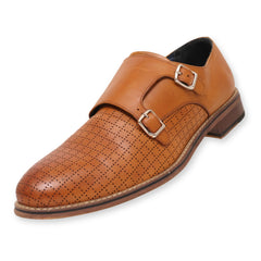 La Milano Double Monk Strap Dress Shoes