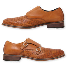 La Milano Double Monk Strap Dress Shoes