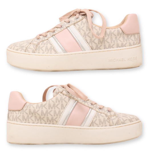 Michael Kors Poppy Logo Stripe Sneakers
