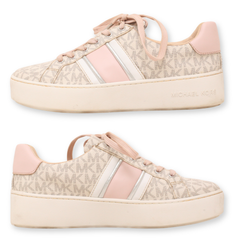 Michael Kors Poppy Logo Stripe Sneakers