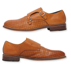 La Milano Double Monk Strap Dress Shoes