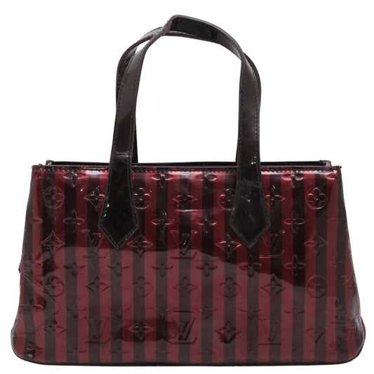 LOUIS VUITTON Vernis Rayure Wilshire PM Bag