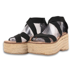 Justfab Wedge woven Rope Platform Sandals