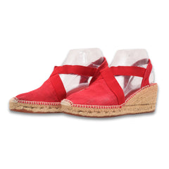 Ankle Strap Woven Wedges