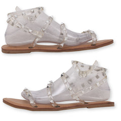 TIME & TRU strappy studded flat sandal