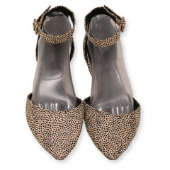 Express Pointed-Toe Ankle Strap Flats