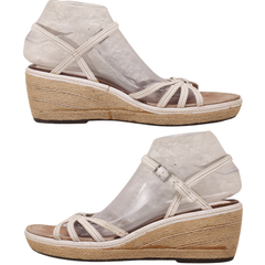 Clarks Artisan Strappy Wedge Sandals