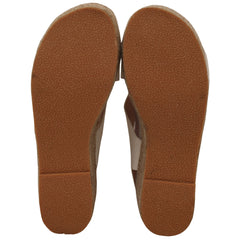 Women's Cross Strap Wedge Sandal