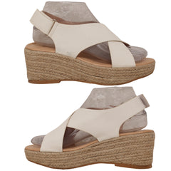 Women's Cross Strap Wedge Sandal