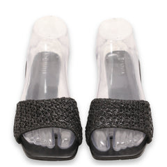 Papaya Woven Slid Strap Low Heels