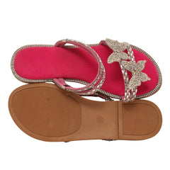Women's Butterfly Strap Flat Slipper