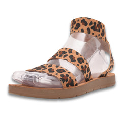 Indego Printed Strap Sandals