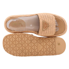 Prada Crochet Flatform Slides