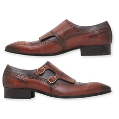 Men's Double Monk Strap Shoes