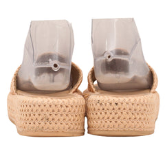 Prada Crochet Flatform Slides
