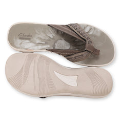 Clarks Women's Braid Strap Slippers