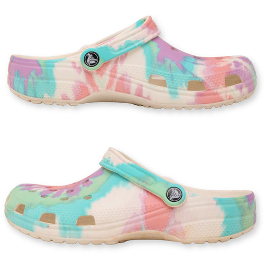 Crocs Classic Tie-Dye Graphic Clog