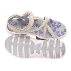 Floral Pattern Women's Open-Toe Sandal
