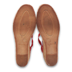 Ankle Strap Woven Wedges