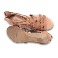 Braided Straps Zipper Sandal By "Dexflex Comfort"