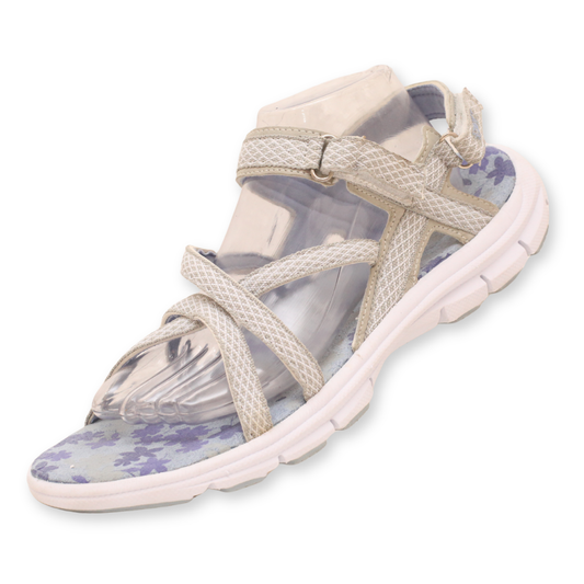 Floral Pattern Women's Open-Toe Sandal