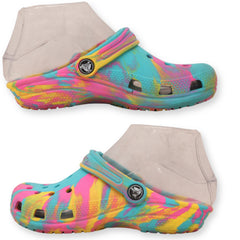 Crocs Classic Marbled Kids Clogs