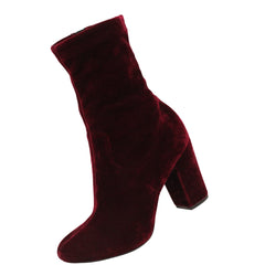 Kenneth Cole Ankle High Heel Velvet Boots