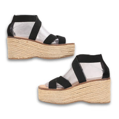 Justfab Wedge woven Rope Platform Sandals