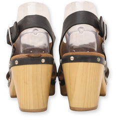 Clarks Cross Strap Block Heels