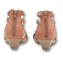 Braided Straps Zipper Sandal By "Dexflex Comfort"