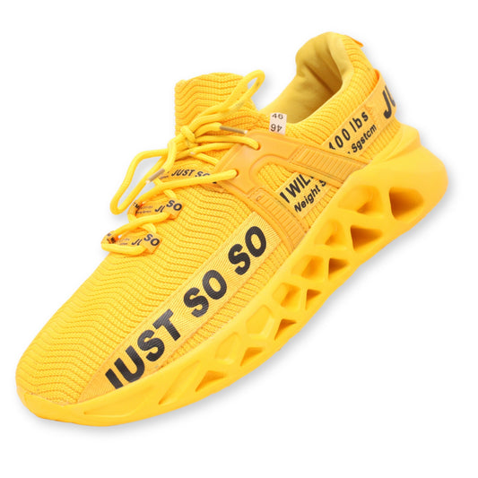 "Just So So" mesh running shoes
