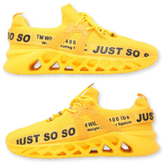 "Just So So" mesh running shoes