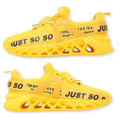 "Just So So" mesh running shoes