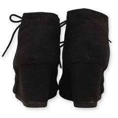 SODA Women lace-up wedge boots