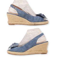 Judith Denim Women Wedge Sandal