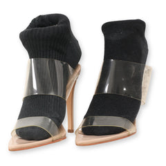 VIVIANLY Transparent Straps Heels