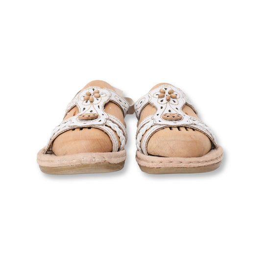 "Earth Spirit" Strappy Button Sandals