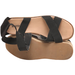 Justfab Wedge woven Rope Platform Sandals