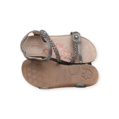 "Aetrex" Ankle Strap Braided Sandals