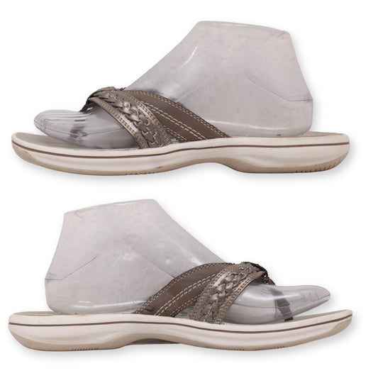 Clarks Women's Braid Strap Slippers