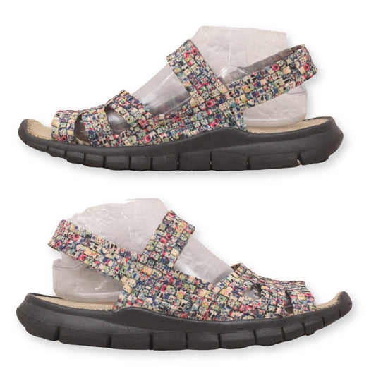 Bernie Mev Woven Slip on Sandal