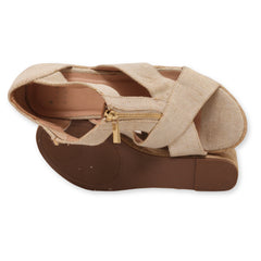 A New Day Macie Zip Front Wedge Sandal