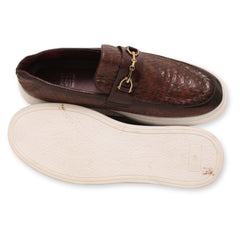 Santimon Men's Slip-On Woven Loafers