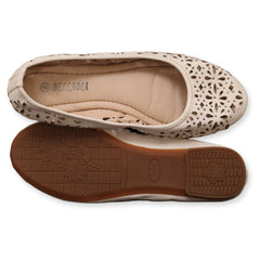 Belladia Perforated Ballerina Women flats
