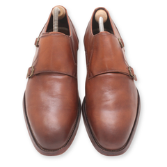 Aston Grey Double Monk Strap Dress Shoes