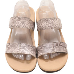 Open-Toe Women Slide Slipper