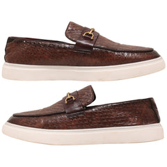 Santimon Men's Slip-On Woven Loafers
