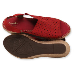 Clarks Petrina Gail Nubuck Wedge Sandal