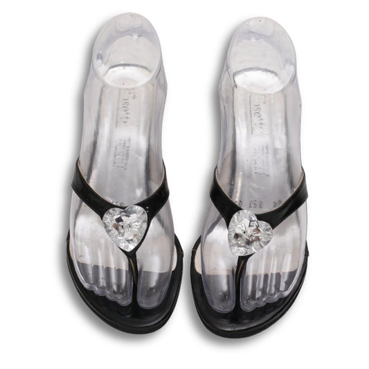 "Moda Rosetty" Flip Flop Heels Sandals