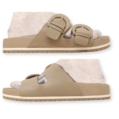 Time and Tru Women's Footbed Slide Sandals